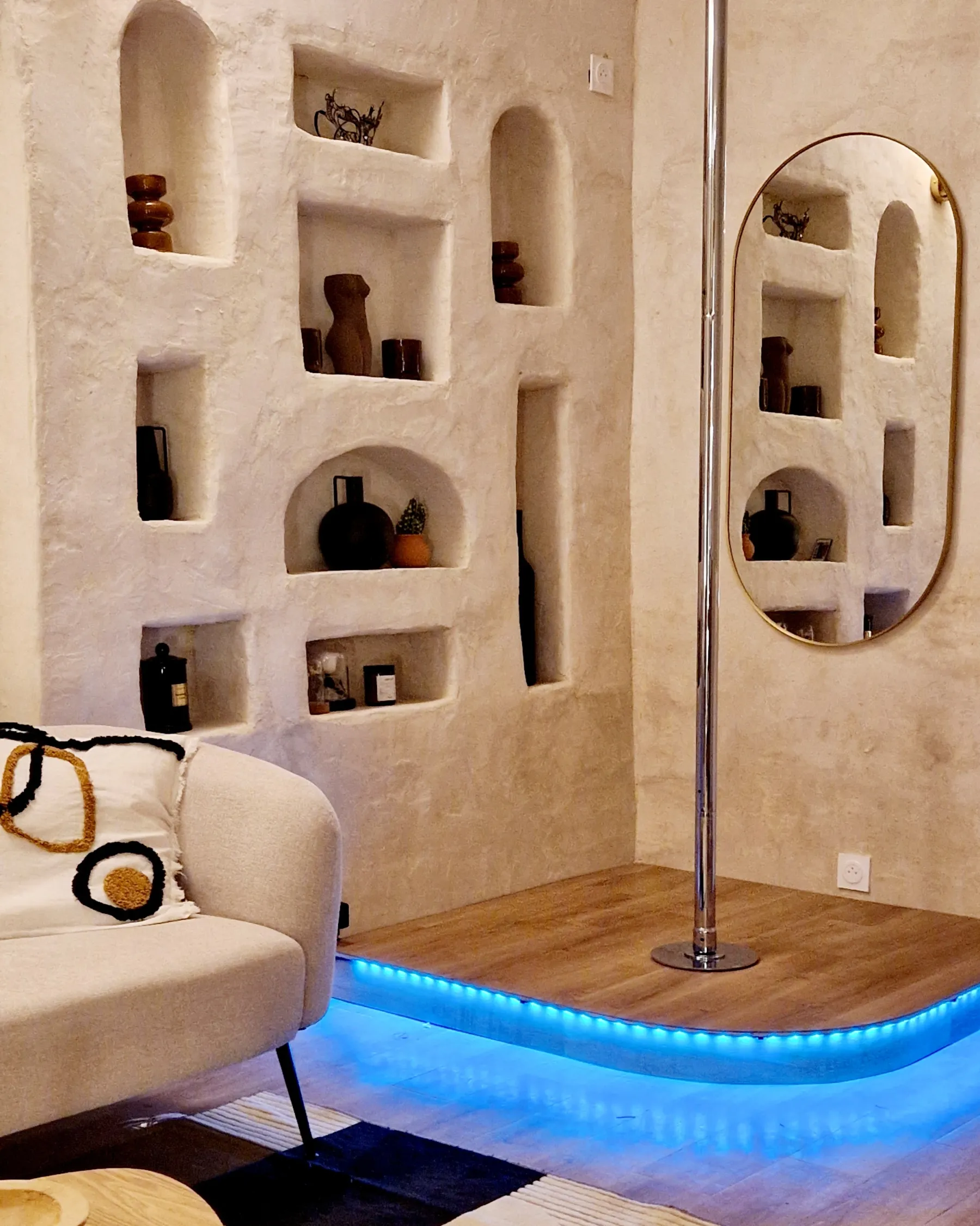 Espace Séduction — salon cosy L'Alcôve